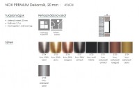 Nox Prémium dekorcsík 20 mm
