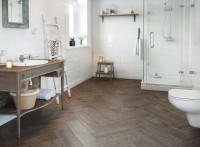 Cersanit Royalwood Brown 18,5x59,8 padlólap