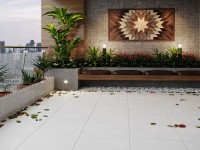 QUA Luna Offwhite 60x60 padlólap