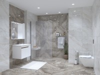 Gravel Natural Glossy 60x60 padlólap