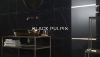 Tubadzin Black Pulpis polírozott, magasfényű padlólap 60x60 és 60x120 méretben