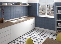 Equipe Art Nouveau 20x20 padlólap és falburkolat, 12 színben, 22 dekorral választható