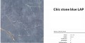 Domino Chic Stone Blue Lappato 60x60 padlólap