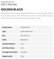 Golden Black High Glossy 60x120 magasfényű falburkolat