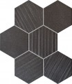 Tubadzin Horizon Hex Black Mosaic 28,9x22,1