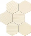 Tubadzin Horizon Hex Ivory Mosaic 28,9x22,1